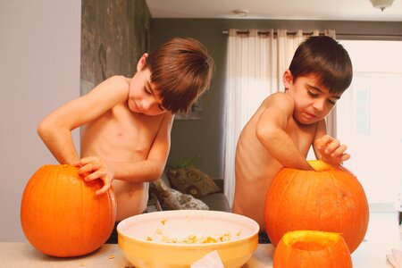 Jack-o-lantern halloween fall