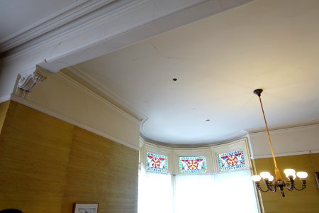 Master bedroom ceiling - Haas-Lilienthal House - San Francisco, CA - DSC05061