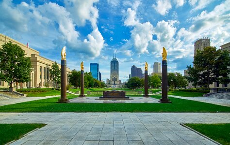 Urban world war i memorial plaza