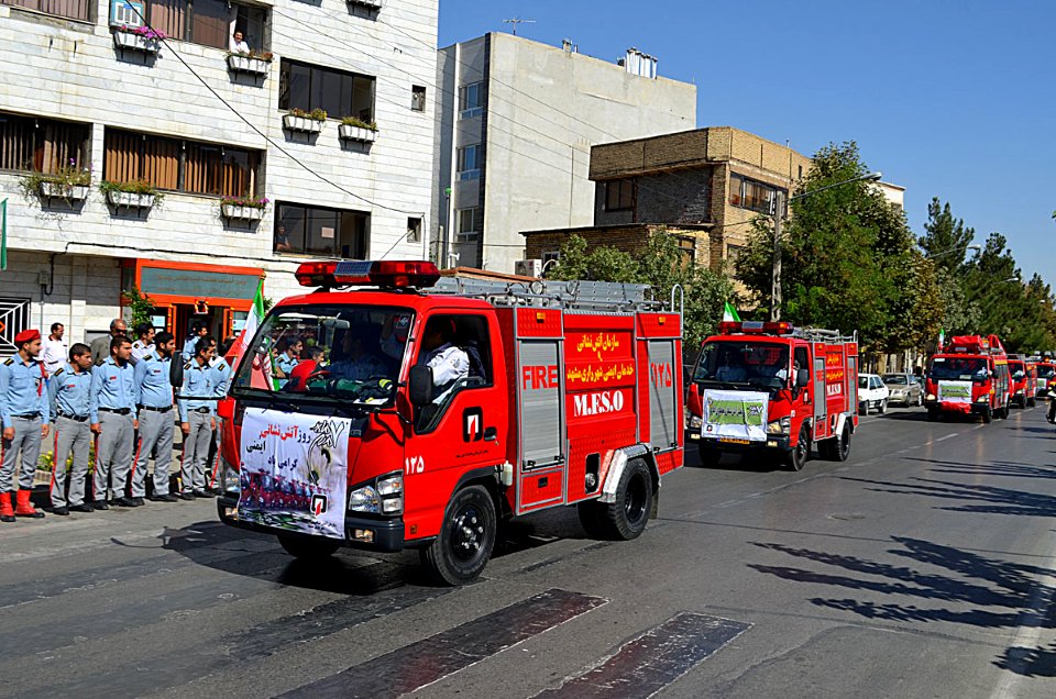 Mashhad Firefighter's Parade 01