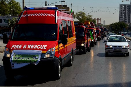 Mashhad Firefighter's Parade 07