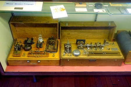 Massie telegraph instruments - New England Wireless & Steam Museum - East Greenwich, RI - DSC06620