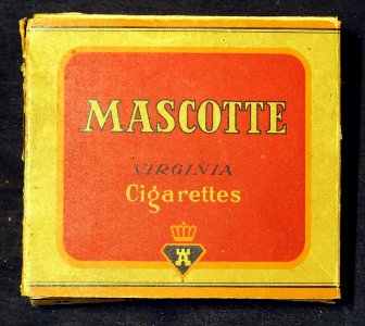 Mascotte virginia cigarettes frontside