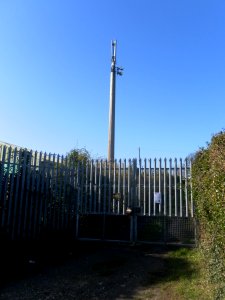 Mast near Freehold Terrace, Brighton (February 2014)