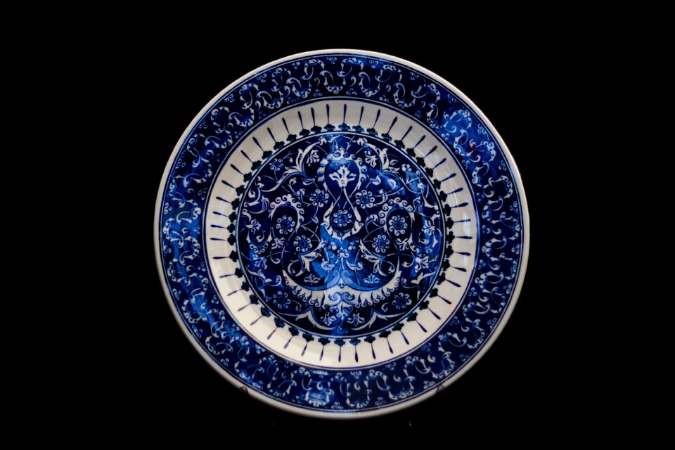 Plate ceramic turkey