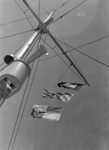 Mast met vlaggen, Bestanddeelnr 191-0233