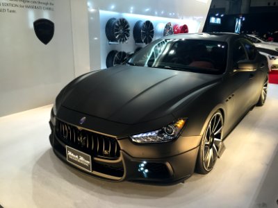 Maserati Ghibli Wald Black Bison Edition front - Tokyo Auto Salon 2015