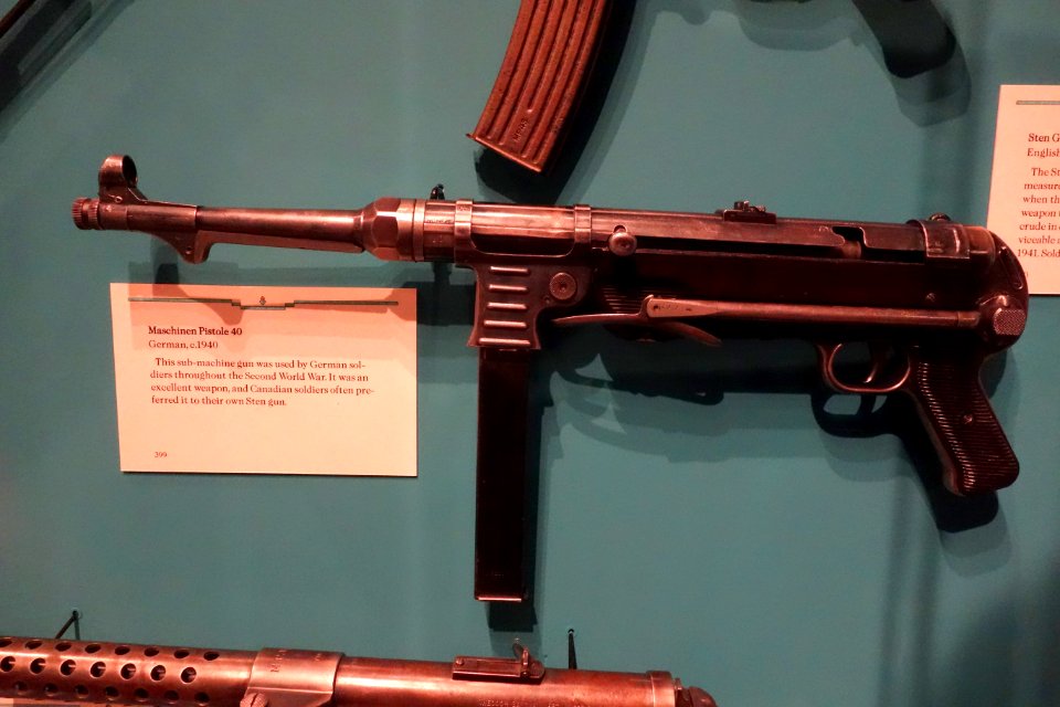 Maschinen Pistole 40, Germany, c. 1940 - Glenbow Museum - DSC00835