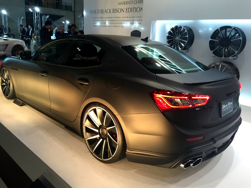 Maserati Ghibli Wald Black Bison Edition rear - Tokyo Auto Salon 2015