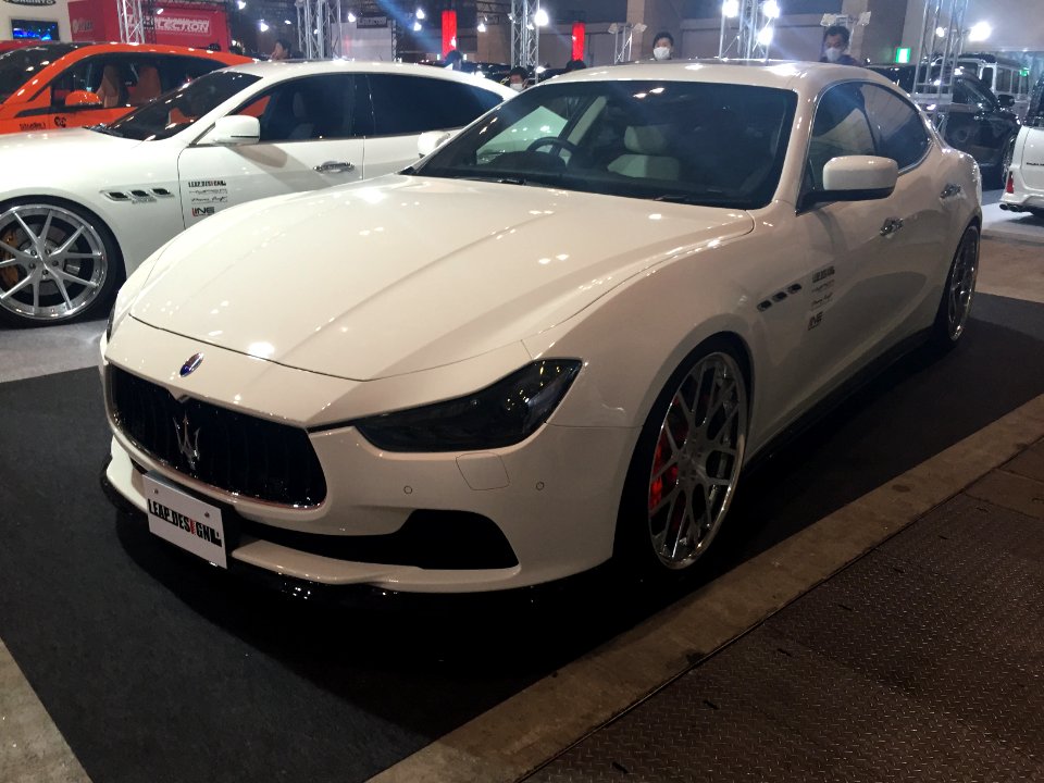 Maserati Ghibli LEAP DESIGN front - Tokyo Auto Salon 2015