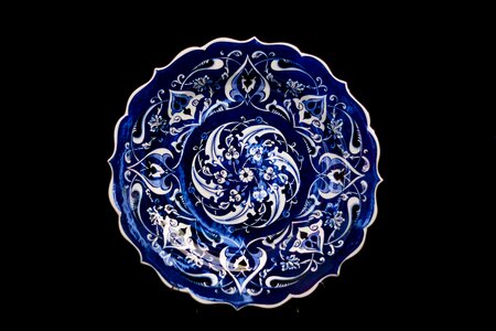 Plate ceramic turkey