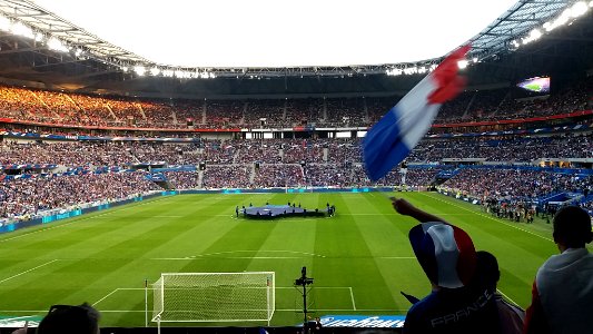 Match amical France-USA - 58241 spectateurs - Présentation du maillot français