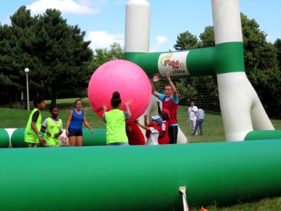 Match de kinball evry 2013 initiation 4