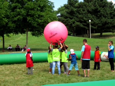 Match de kinball evry 2013 initiation