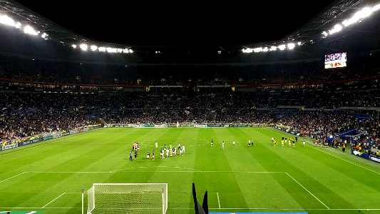 Match amical France-USA - 58241 spectateurs - Fin du match
