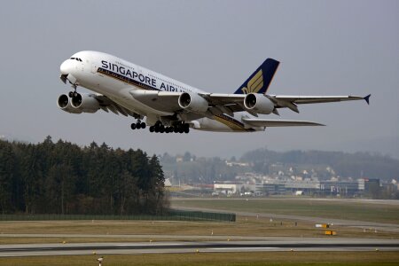 Airbus airbus 380 airport photo