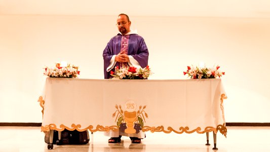 Mass for children at Paediatric Specialty Hospital of Maracaibo photo