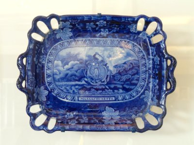 Massachusetts - Arms of the American States series by Thomas Mayer, c. 1829 - National Museum of American History - DSC06266