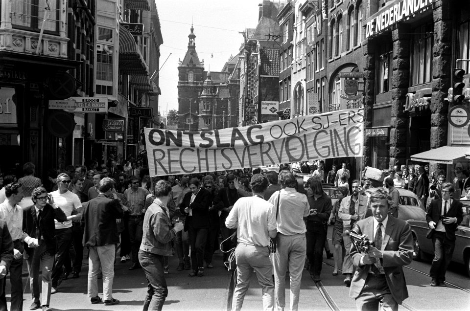 Massaberechting studenten, die Maagdenhuis hebben bezet in Paleis van Justitie A, Bestanddeelnr 922-5168