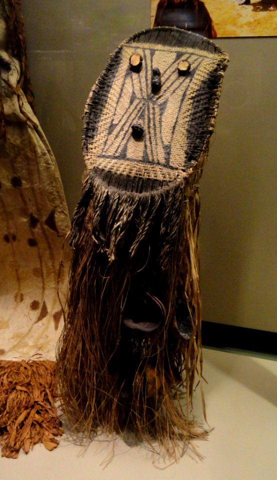 Mask for fish dances, Kamayurá - AMNH - DSC06156
