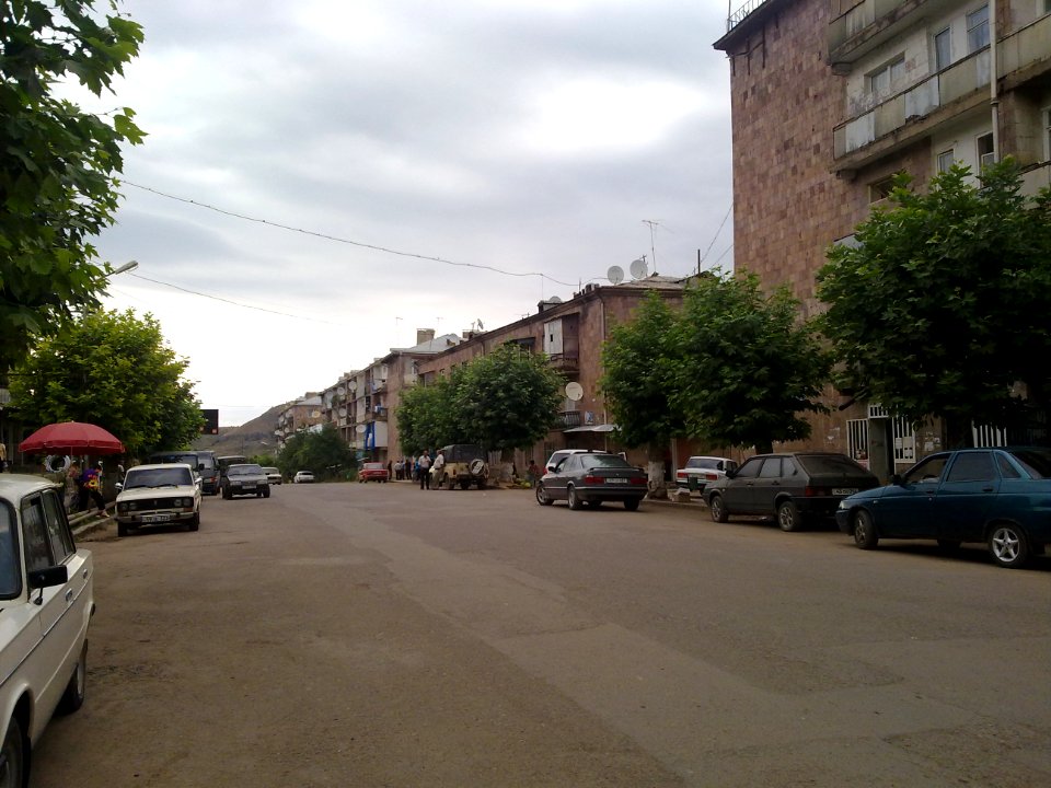 Mashtots avenue in Berd city