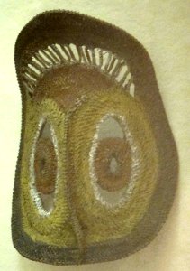 Mask for yams, Papua New Guinea, Maprik district, Southern Abelam people, basketry (fern stems) and earth pigments, Honolulu Academy of Arts