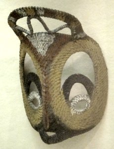 Mask for yams, Papua New Guinea, Maprik district, Southern Abelam people, basketry and earth pigments, Honolulu Academy of Arts photo