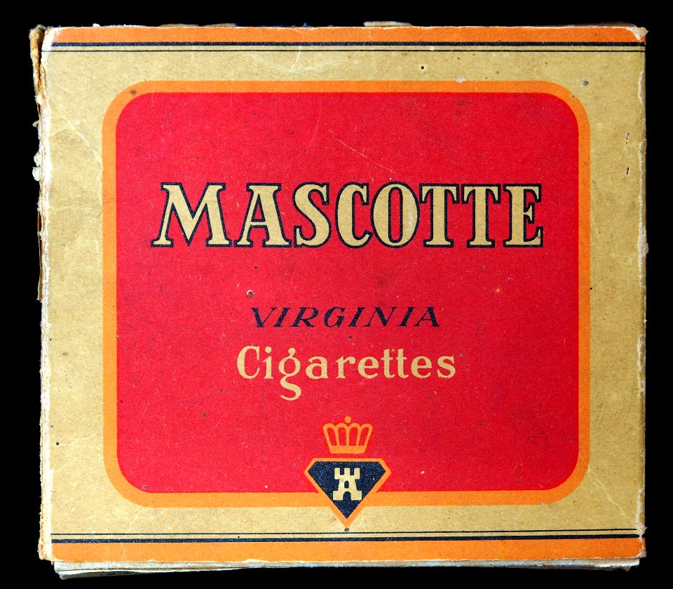 Mascotte cigarettes box, front
