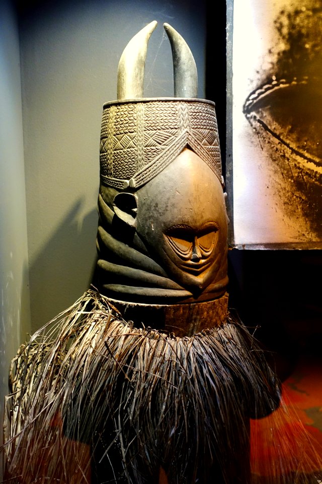 Mask, probably Congo - Etnografiska museet - Stockholm, Sweden - DSC01235