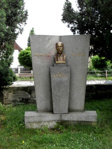 Masaryk - pomník v Bystřanech