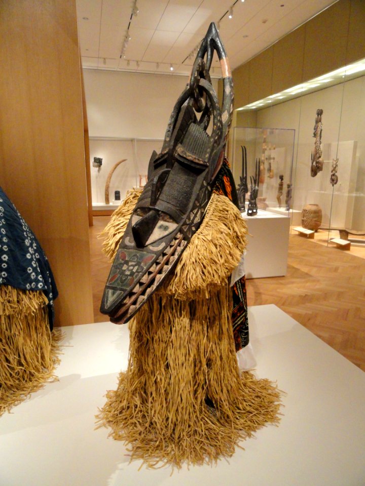Mask (Banda or Kumbaruba), mid 20th century, Baga or Nalu, Guinea or Guinea-Bissau, wood and pigment - Art Institute of Chicago - DSC00334