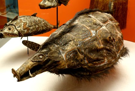 Mask, Middle Sepik River Valley, New Guinea, 1912-1913 - Südseeabteilung - Ethnological Museum, Berlin - DSC00990