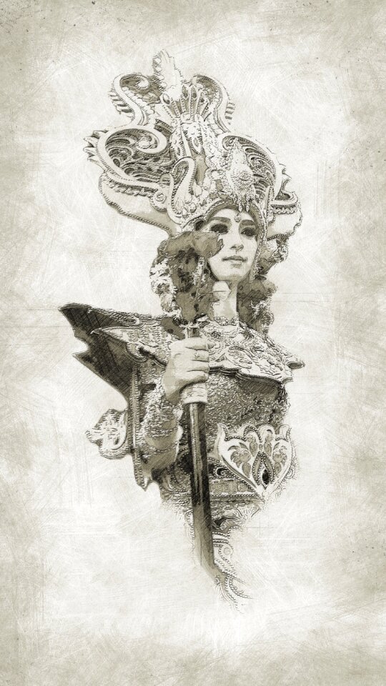 Beauty lady portrait
