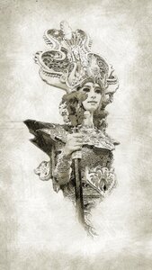 Beauty lady portrait