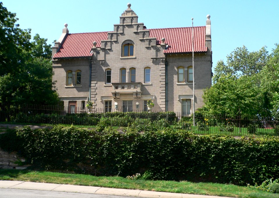 Mary Rogers Kimball house (Omaha, Nebraska) from S 1