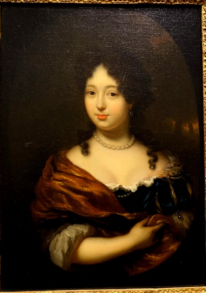 Mary Stuart II by Nicolaes Maes, Netherlands, after 1677, oil on canvas - Blanton Museum of Art - Austin, Texas - DSC07826
