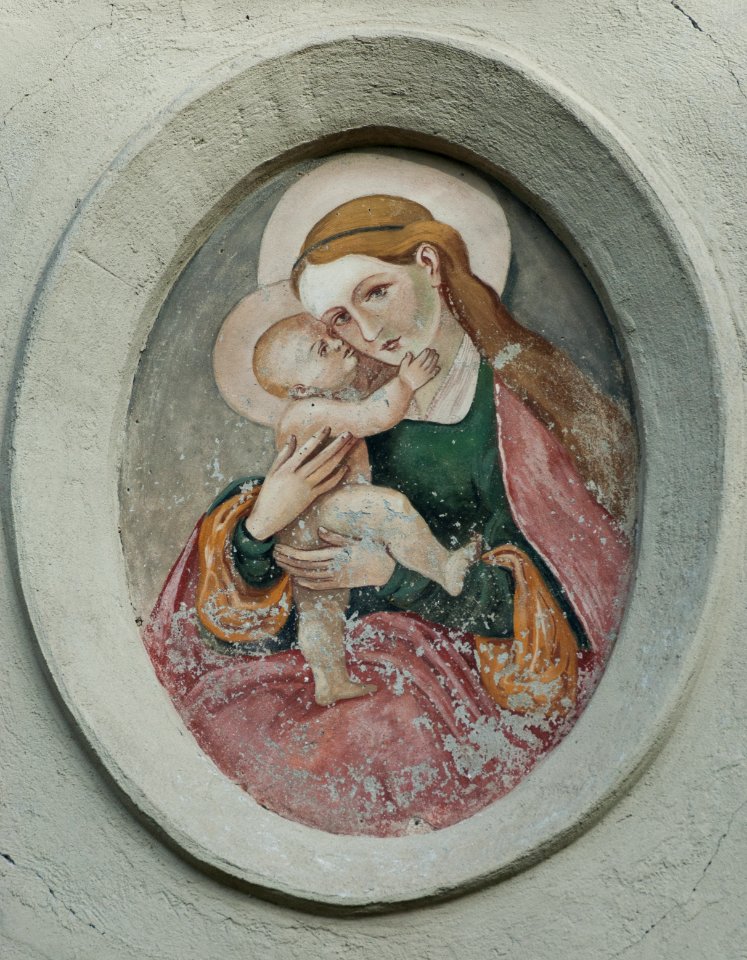 Marienbildnis am Haus Milser Straße 4