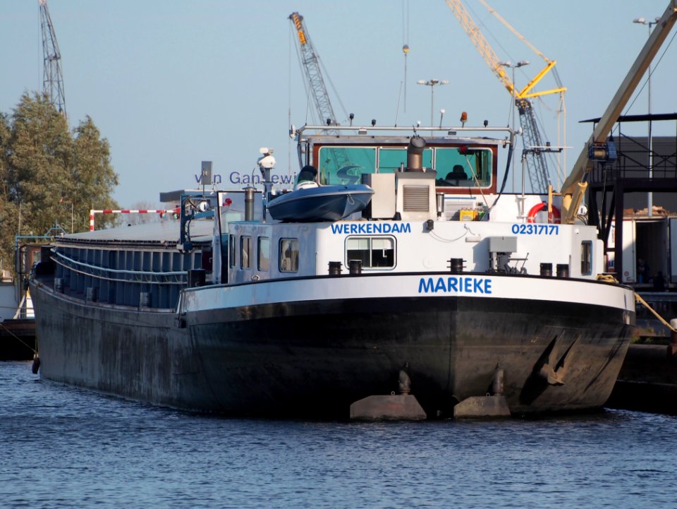 Marieke, ENI 02317171 at the Neptunushaven, Port of Amsterdam