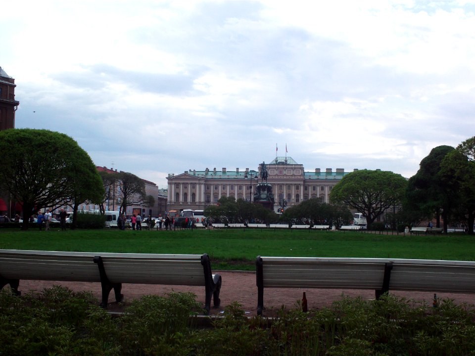 Mariinsky Palace from Isaac cathedral