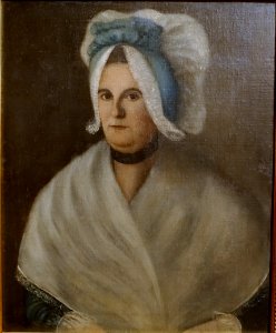 Marie-Anne Hervieux (died 1819), attributed to Louis-Chretien de Heer, 1700s, oil on canvas - Château Ramezay - Montreal, Canada - DSC07452
