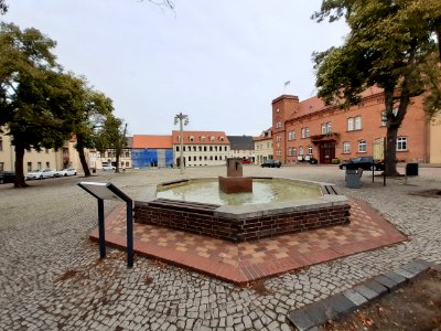 Marktplatz Zörbig Brunnen2