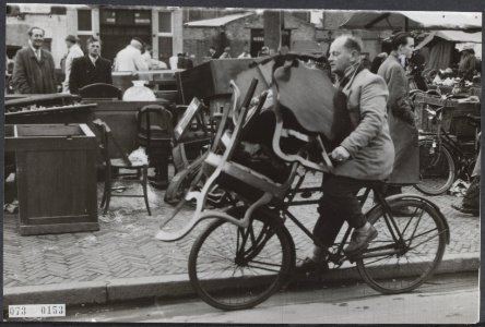 Markten, meubilair, Waterloopplein, Bestanddeelnr 073-0153