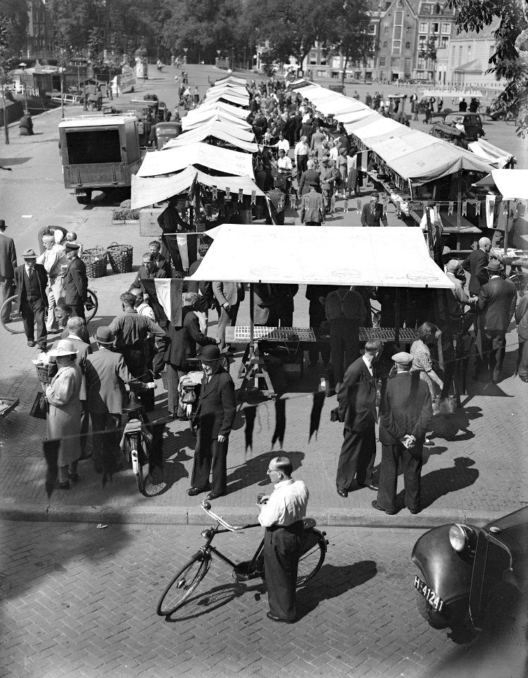 Markt Amstelveld in ere hersteld @, Bestanddeelnr 902-7973