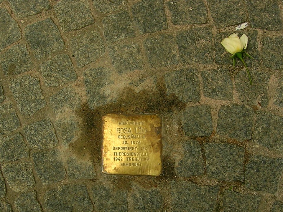 Marktgasse 3 Eichstätt -Stolperstein Löw (1)
