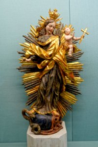 Maria Immaculata by Johann Joseph Kessler, c. 1745-1748 - Mainfränkisches Museum - Würzburg, Germany - DSC04859