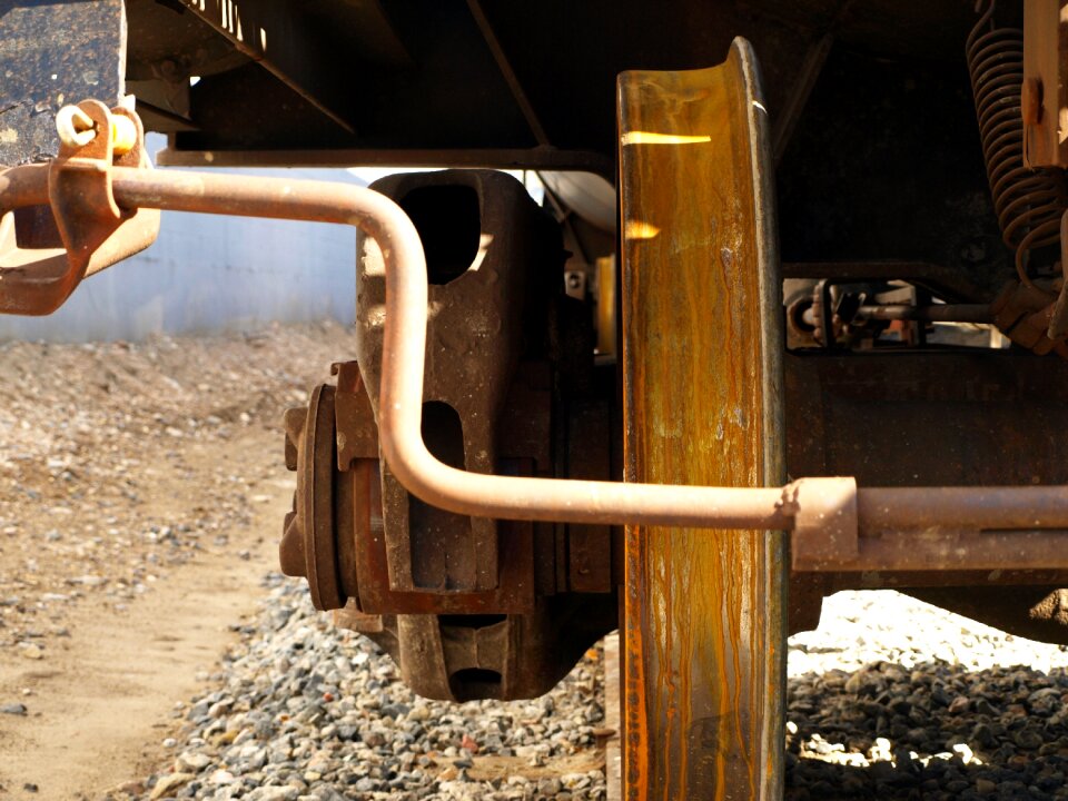 Wheel industrial railroad photo