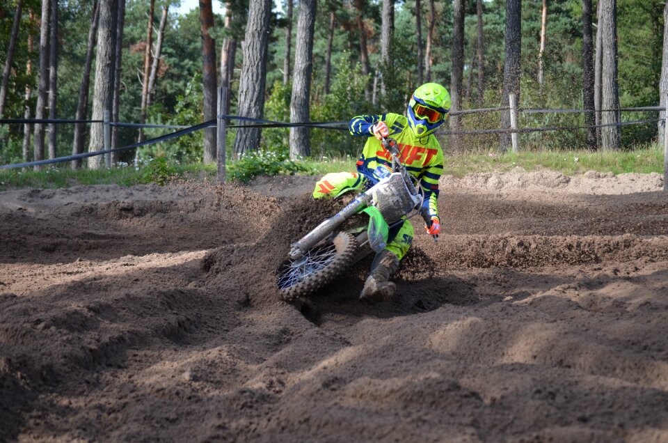 Motocross sand kawasaki