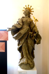 Maria Immaculata by Ferdinand Tietz, c. 1740 - Mainfränkisches Museum - Würzburg, Germany - DSC04455