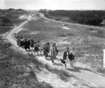 Marinevrouwen contactmiddag in Bergen aan Zee, Bestanddeelnr 903-5197