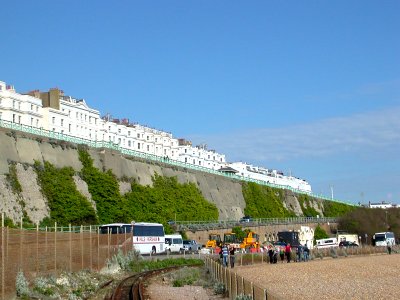 Marine Parade, Brighton seen from Volks Railway (February 2007)